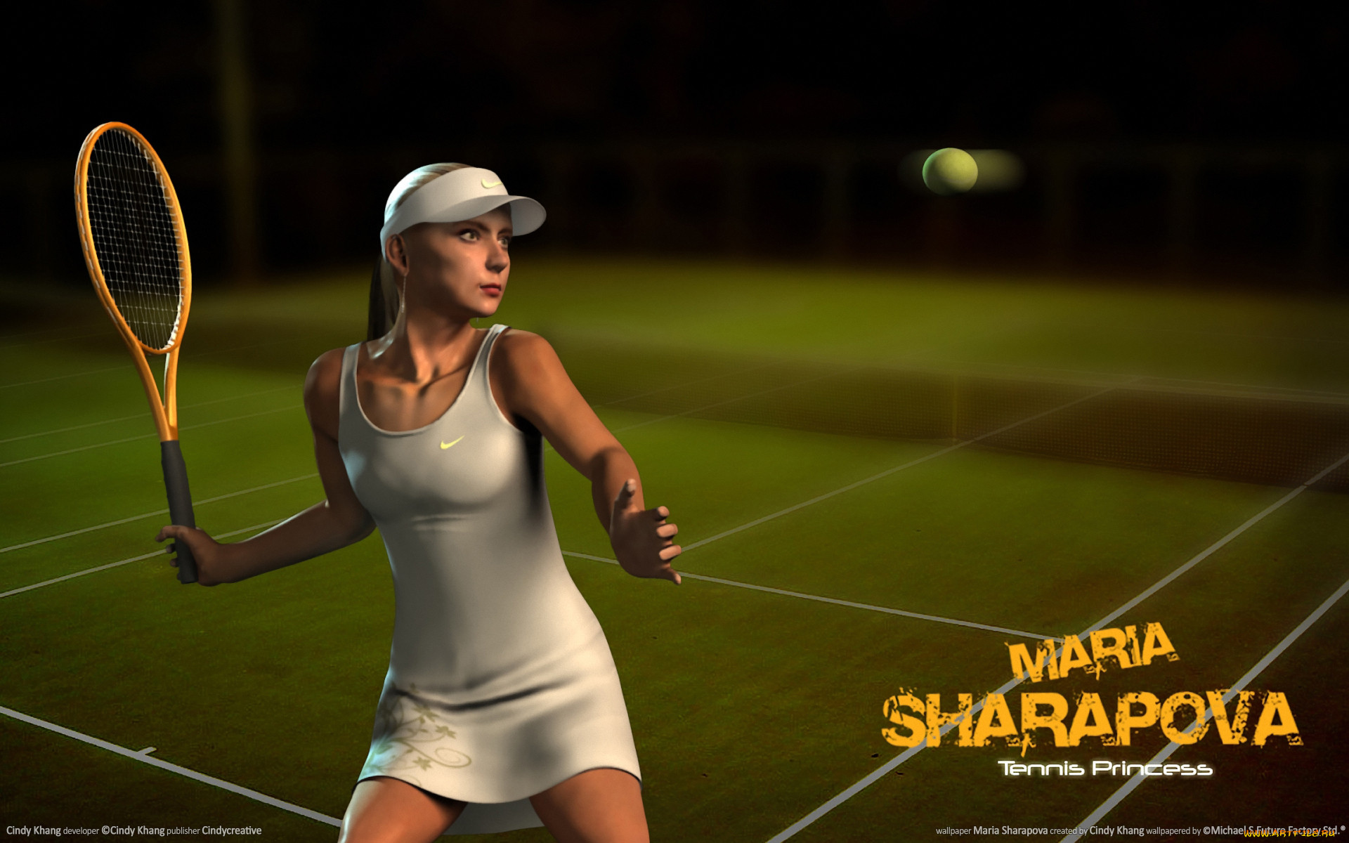 maria, sharapova, , 3d, 